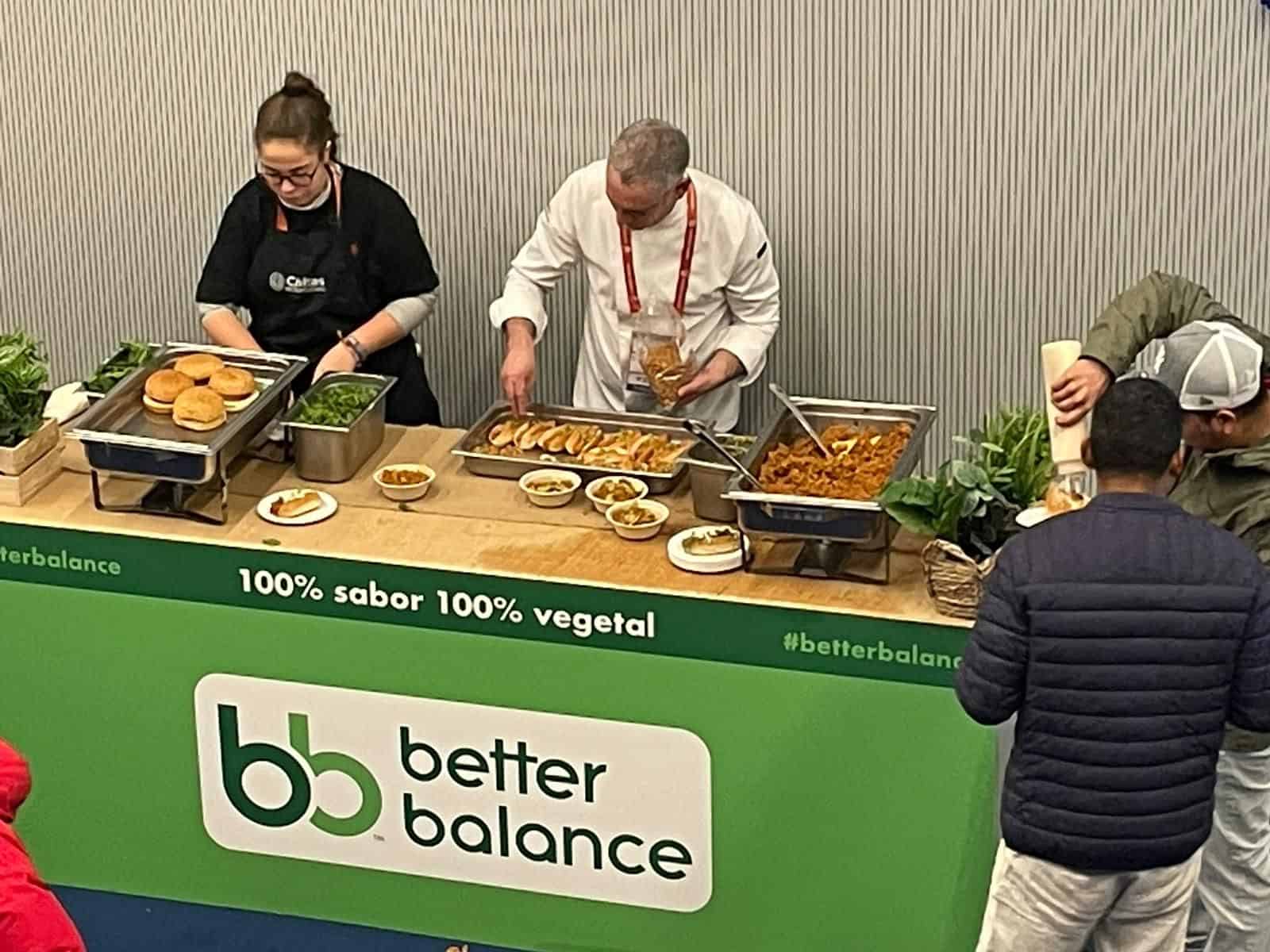 Better Balance Foods, serving at Madrid stadium