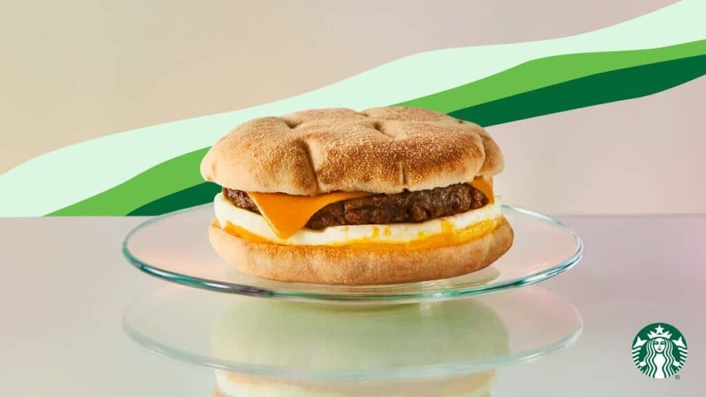 Beyond Meat Starbucks sausage sandwich
