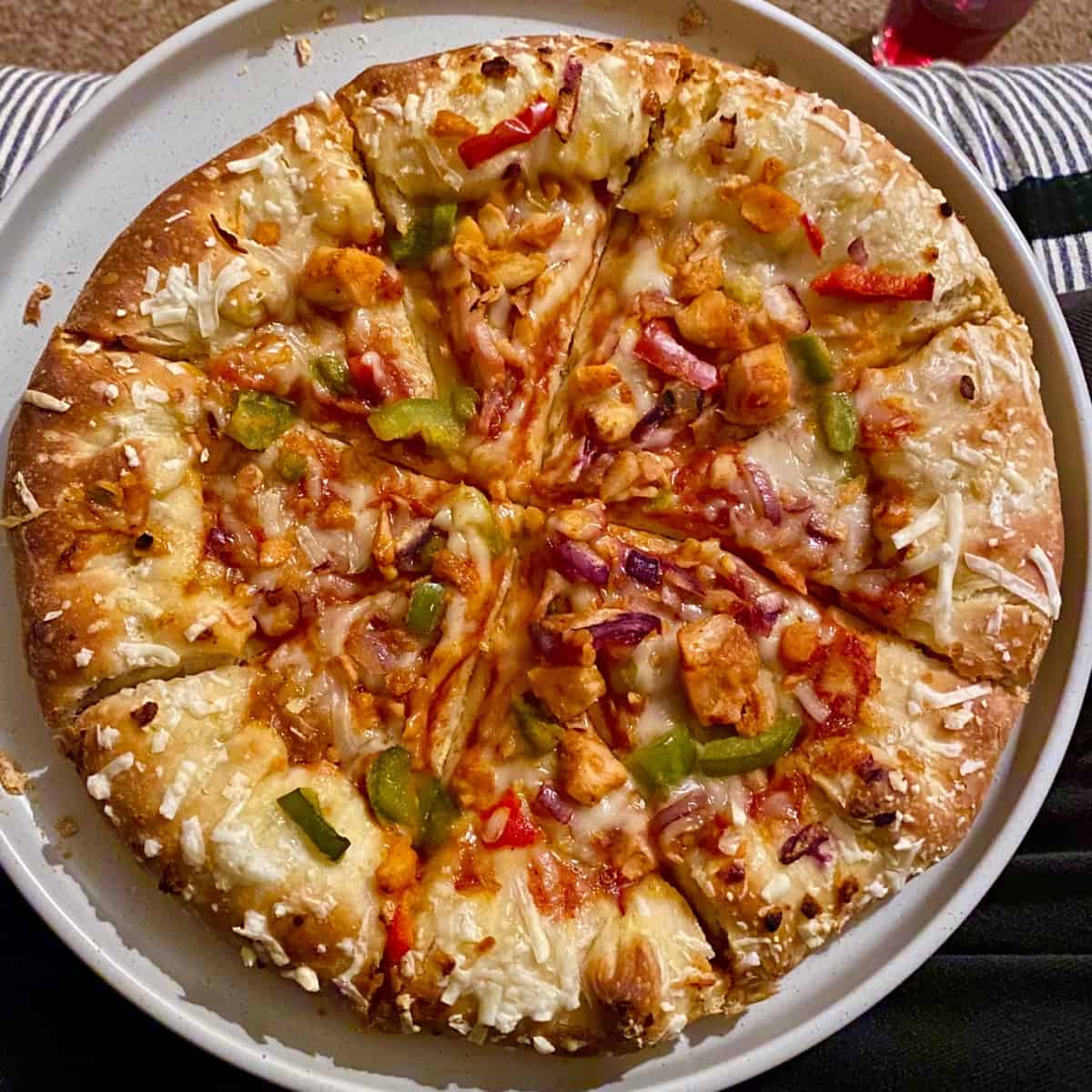 Chicago Town's jackfruit pizza