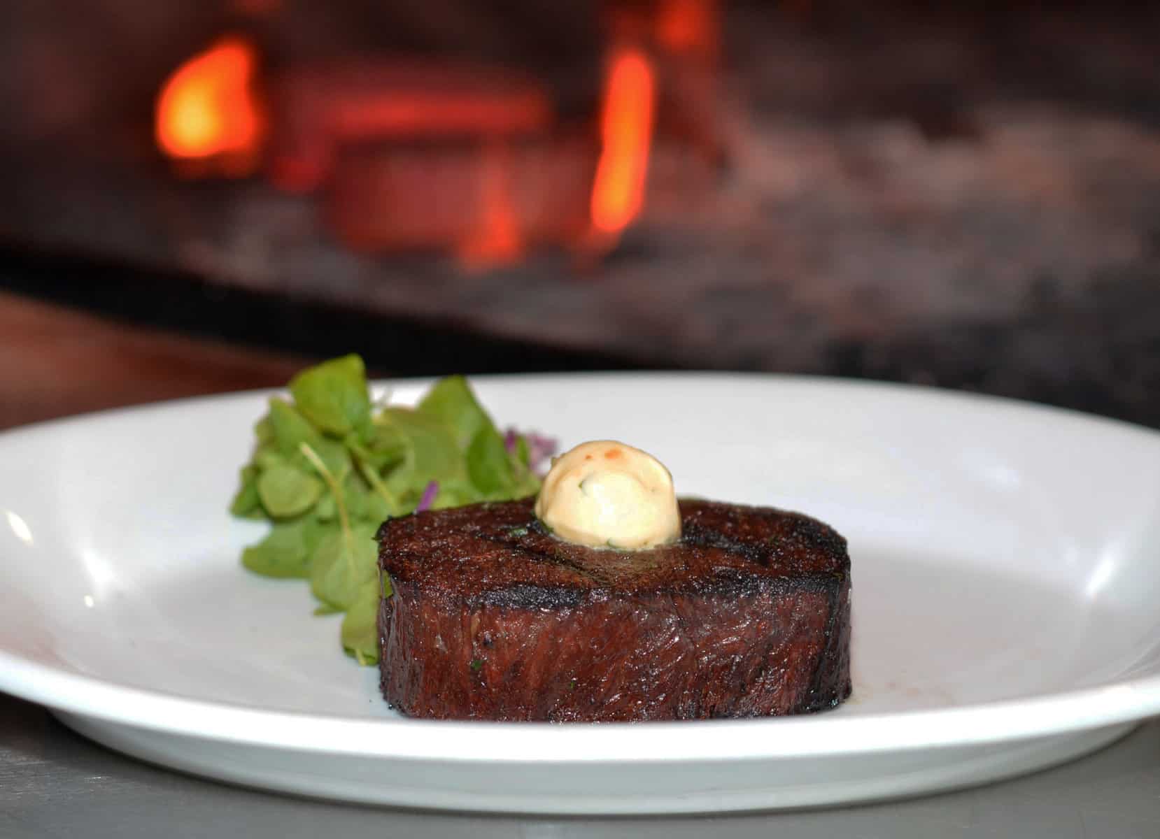 Chunk Foods' steak on a plate
