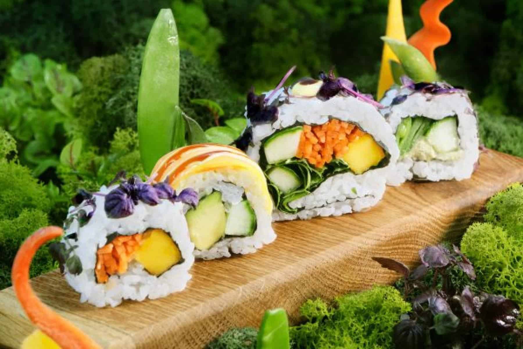 EAT HAPPY'S vegan sushi range "Onlyplants"