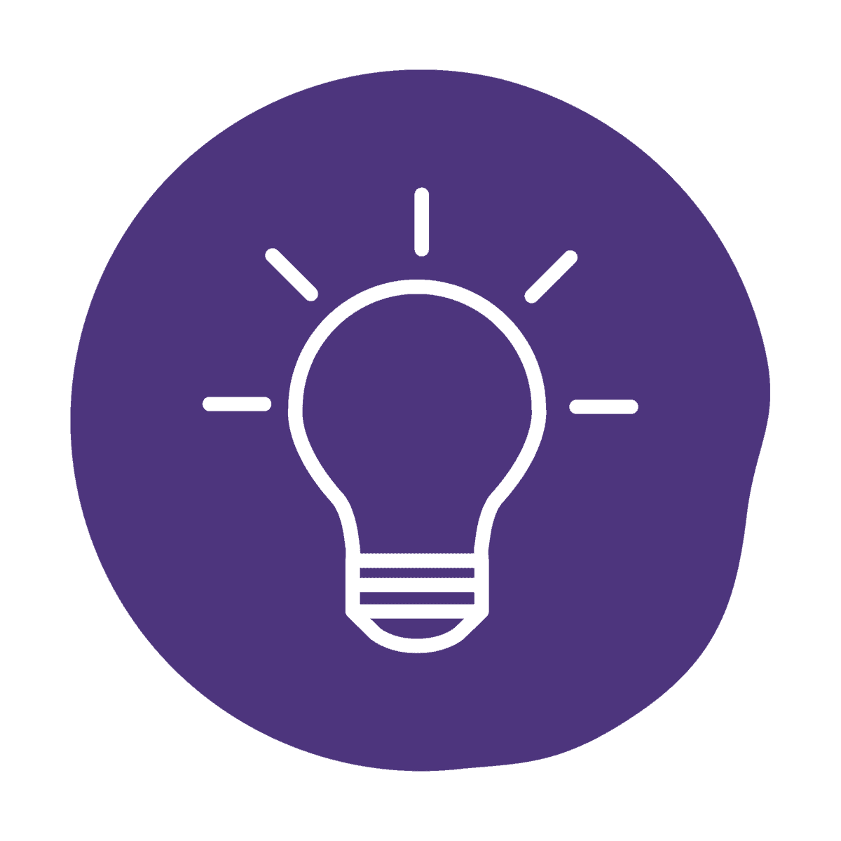 An icon for 'ideas'.