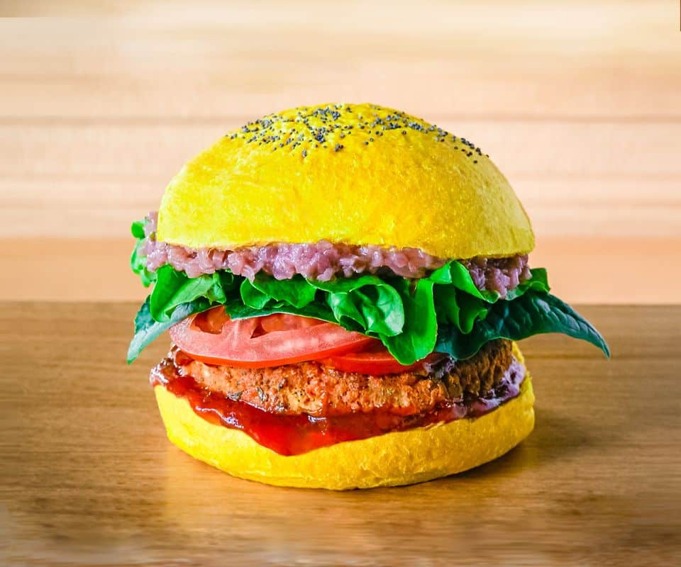 Flower Burger yellow