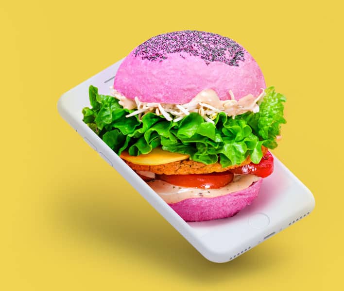 Flower Burger purple