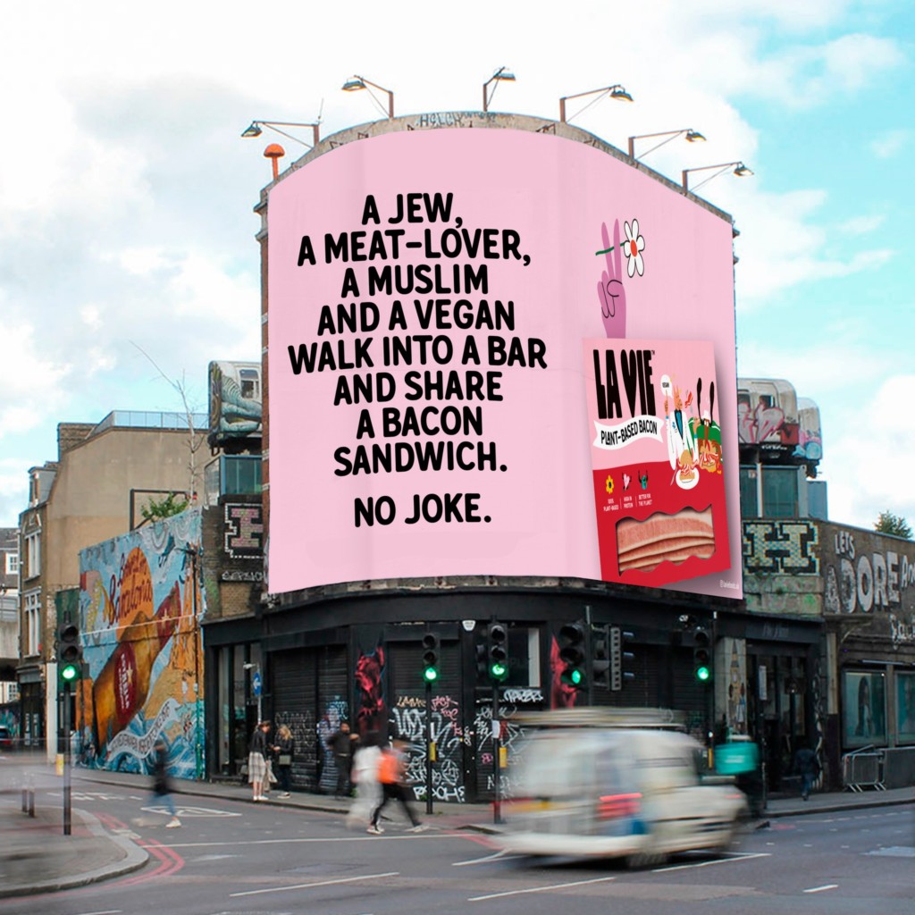 La Vie joke billboard