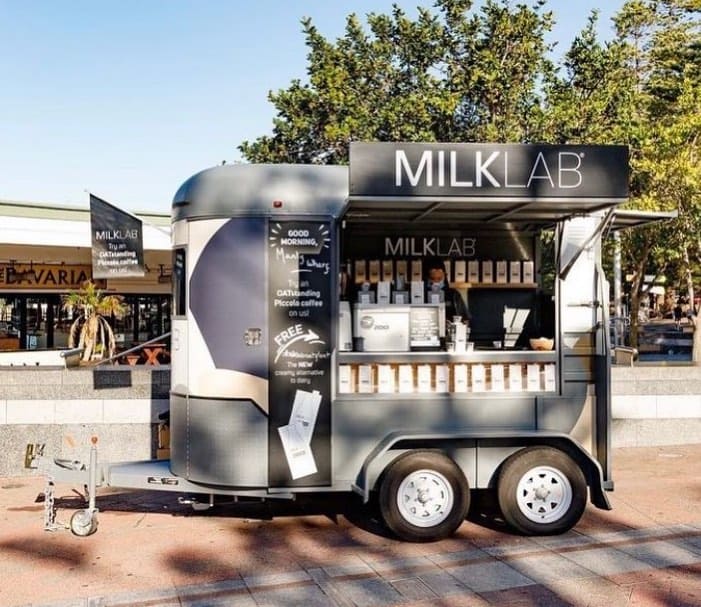 MILKLAB pop up truck