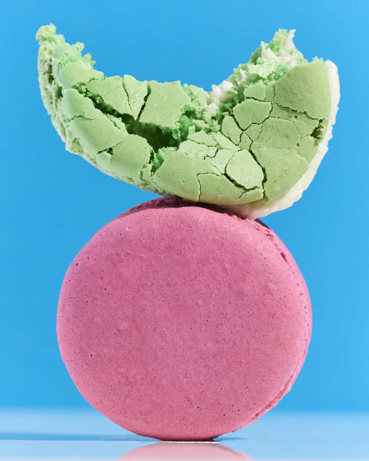 Macarons made with plantable plant-based egg replacer