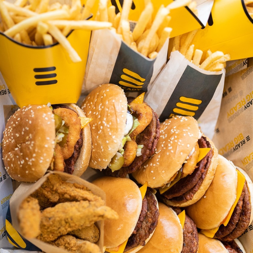 Ready Burger fries and burgers