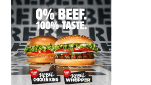 Rebel Whopper and Rebel Chicken King at Burger King