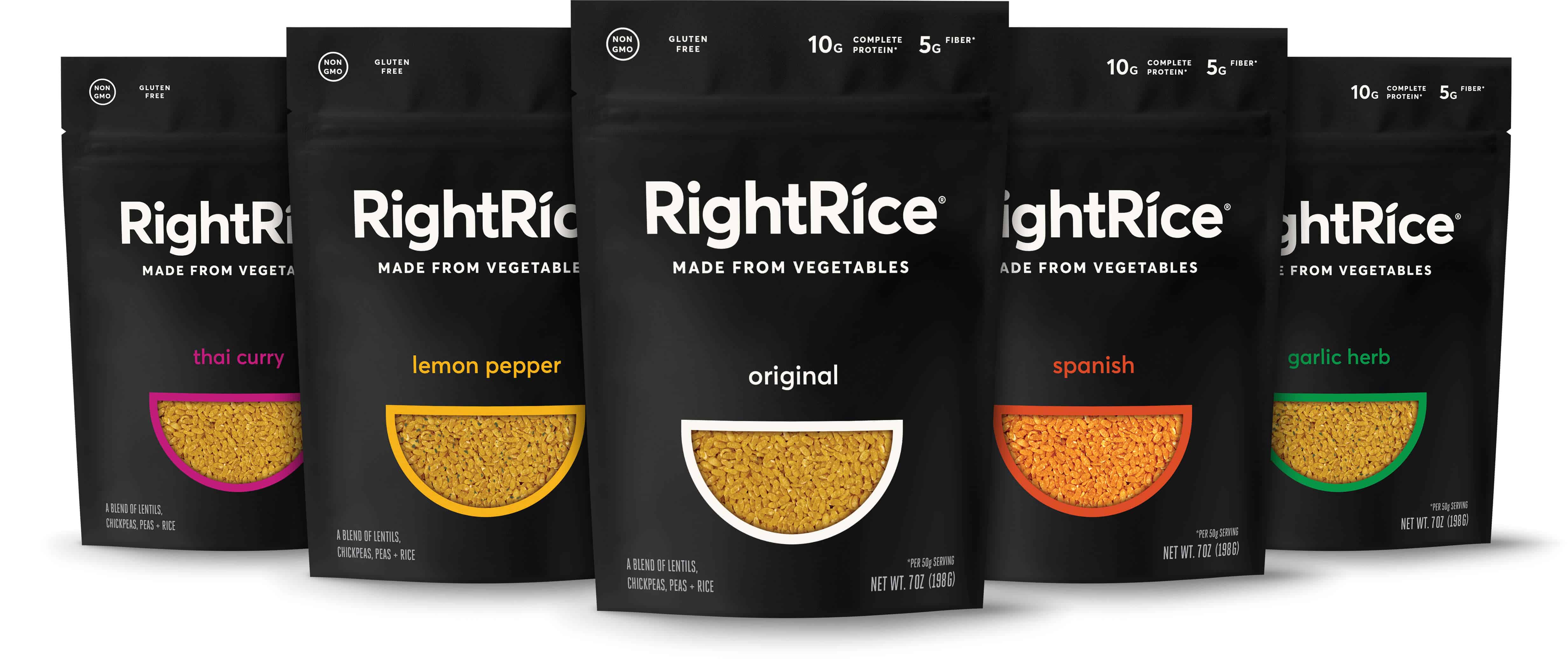 RightRice 5 bag Lineup