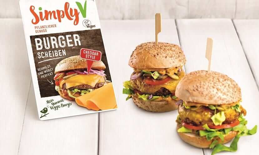 Simply V Burger cheese
