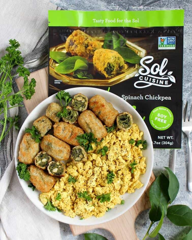 Spinach Chickpea Bites Sol Cuisine