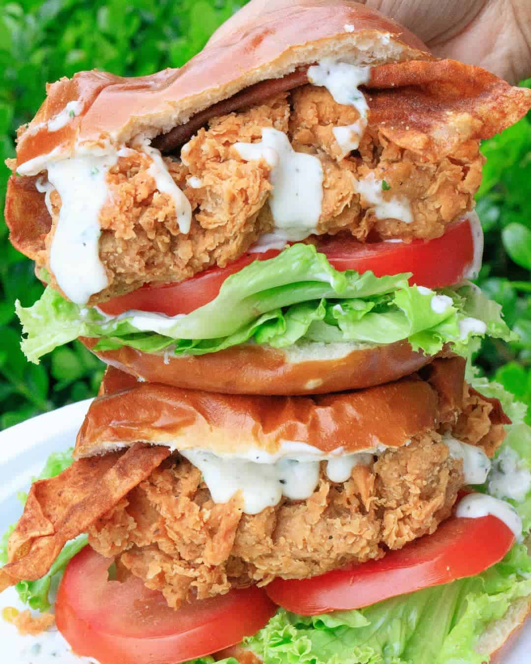 Atlas Monroe Vegan Chicken Sandwiches