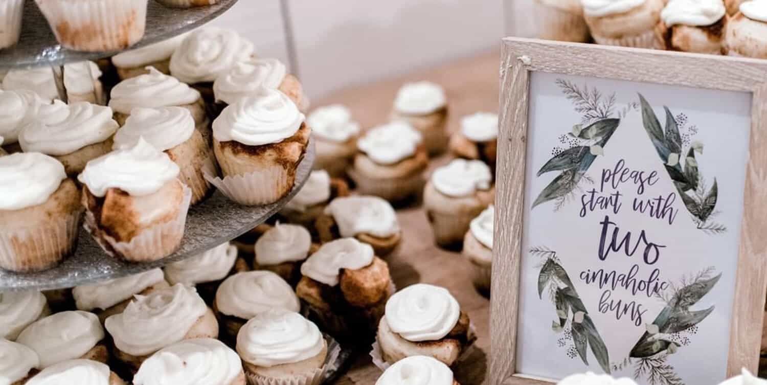 Cinnaholic cinnamon rolls catering