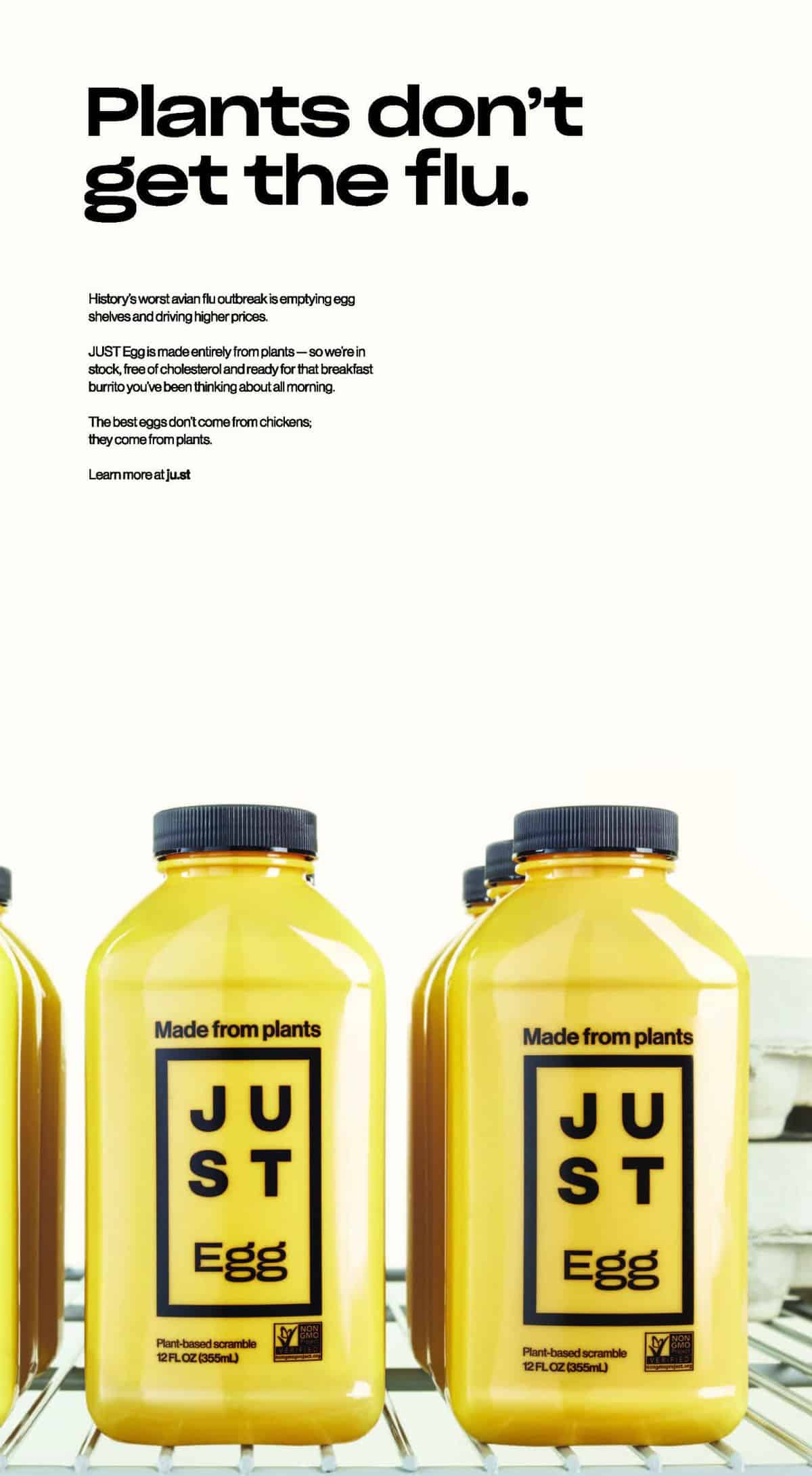 JUST Egg New York Times Ad