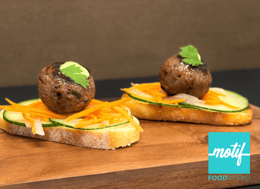 Motif PorkWorks Plant-based Pork Meatballs