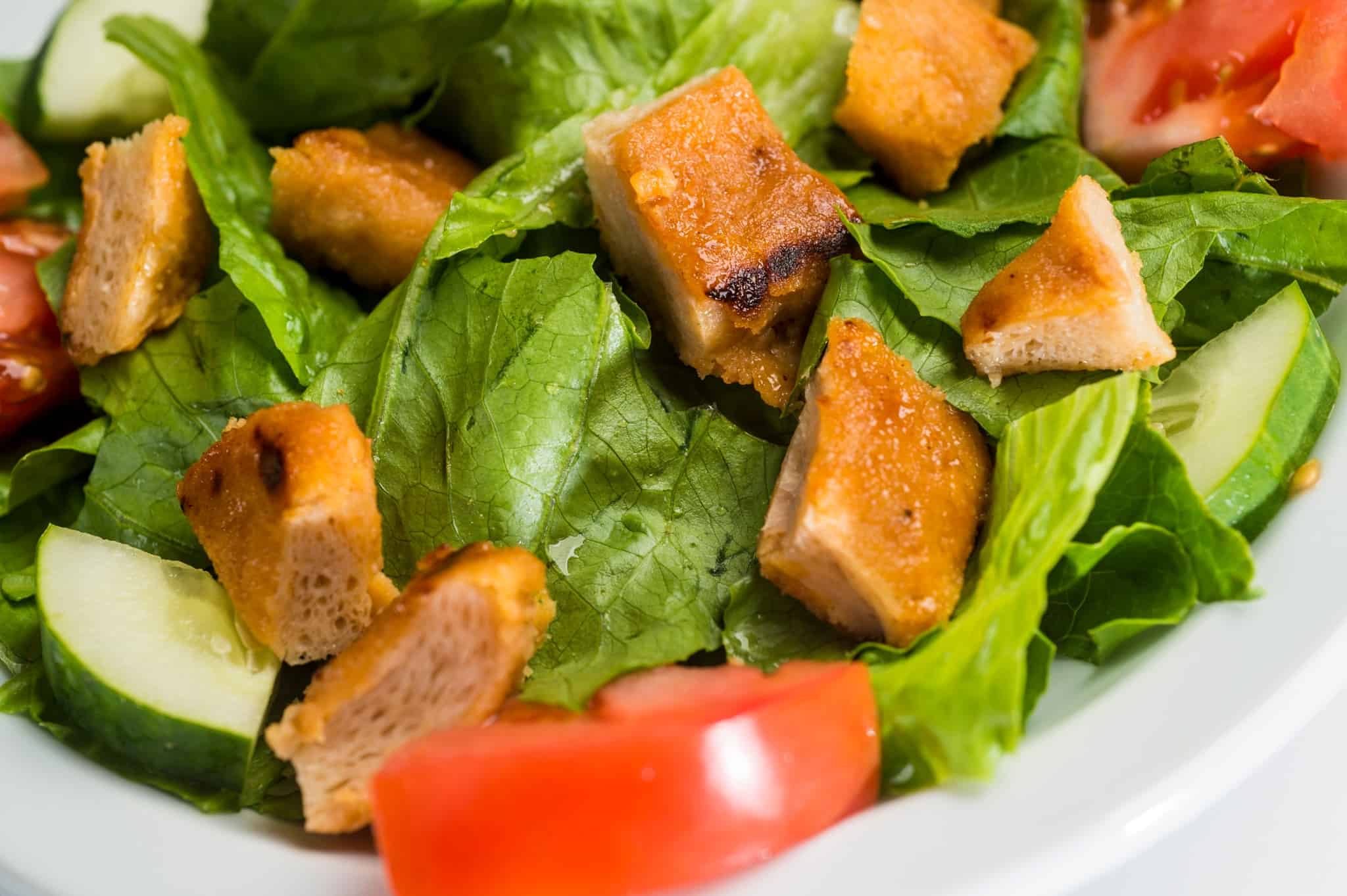 Improved Nature Chicken on Salad