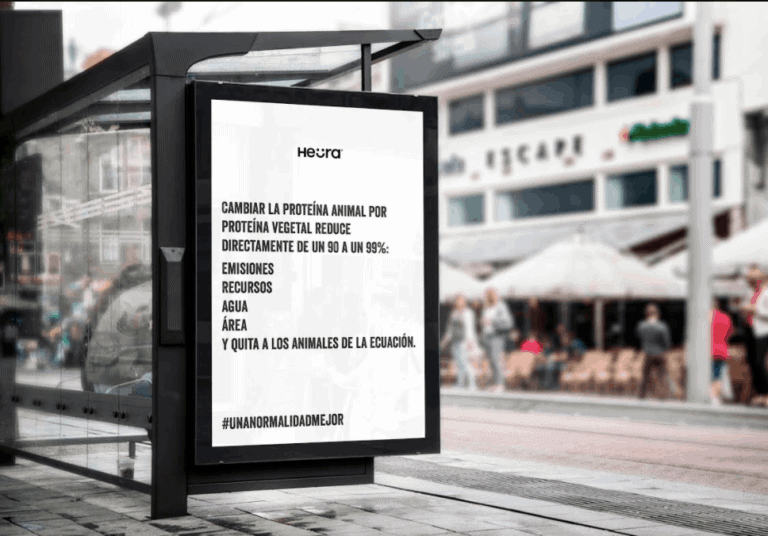 Heura Foods street ad