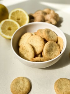 Petits croquants citron gingembre